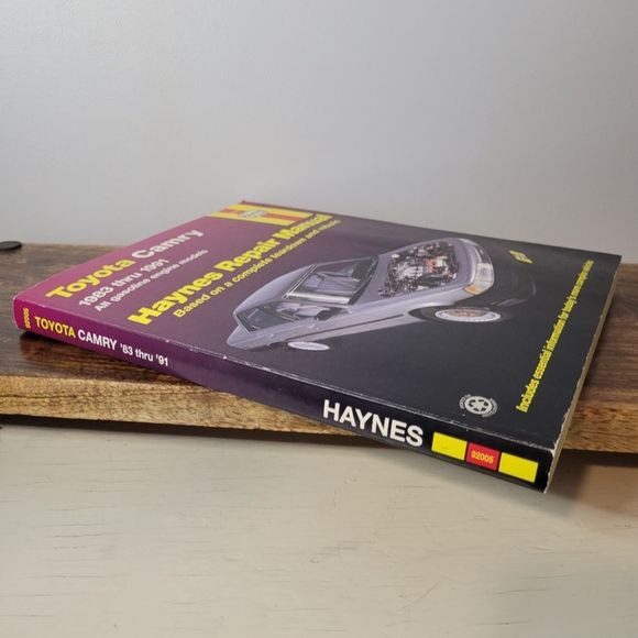 Toyota Camry 1983 thru 1991 Gasoline Engine Haynes Repair Manual - Picture 7 of 7